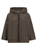 Max Mara Brown Polyester Shell Jacket Max Mara