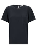 Max Mara Black Silk Blouse