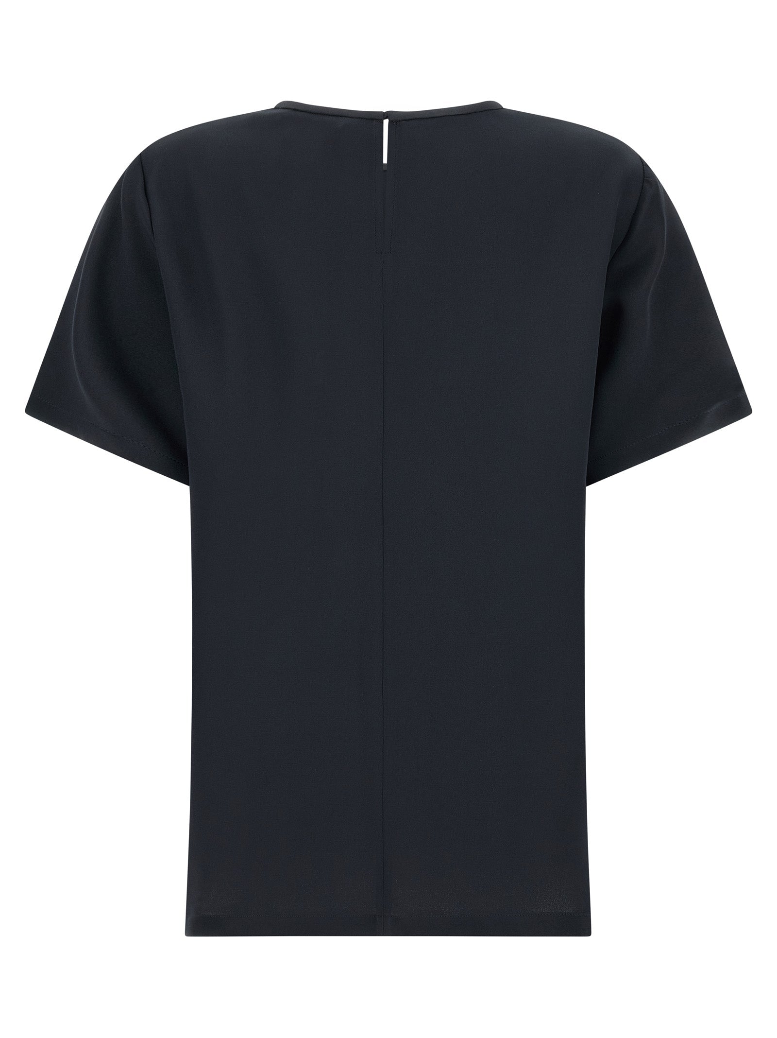 Max Mara Black Silk Blouse