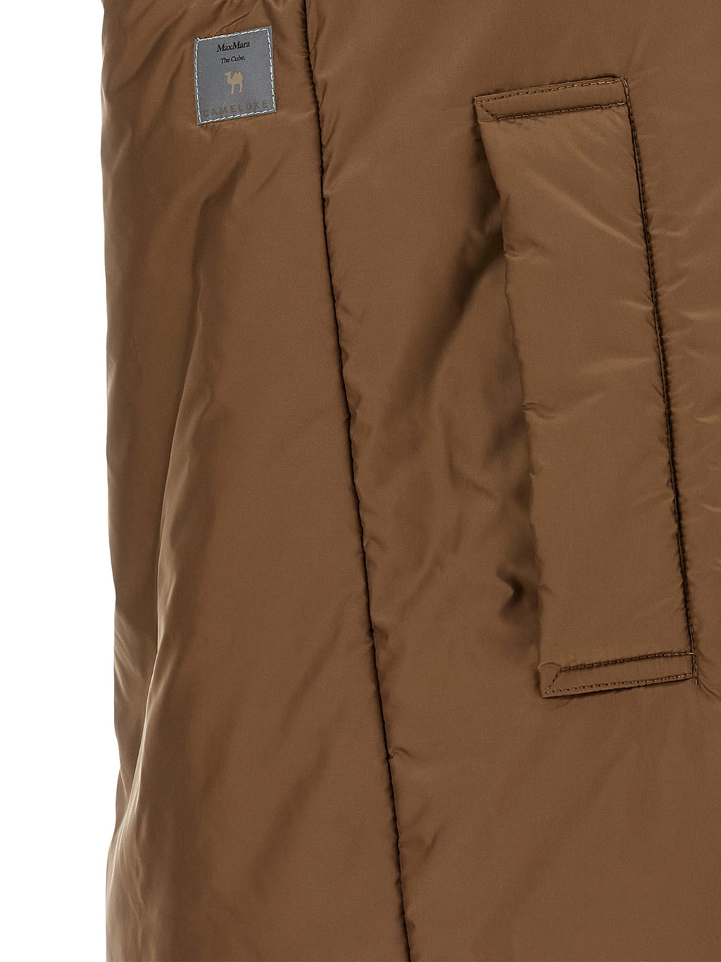 Max Mara Brown Polyester Sleeveless Jacket