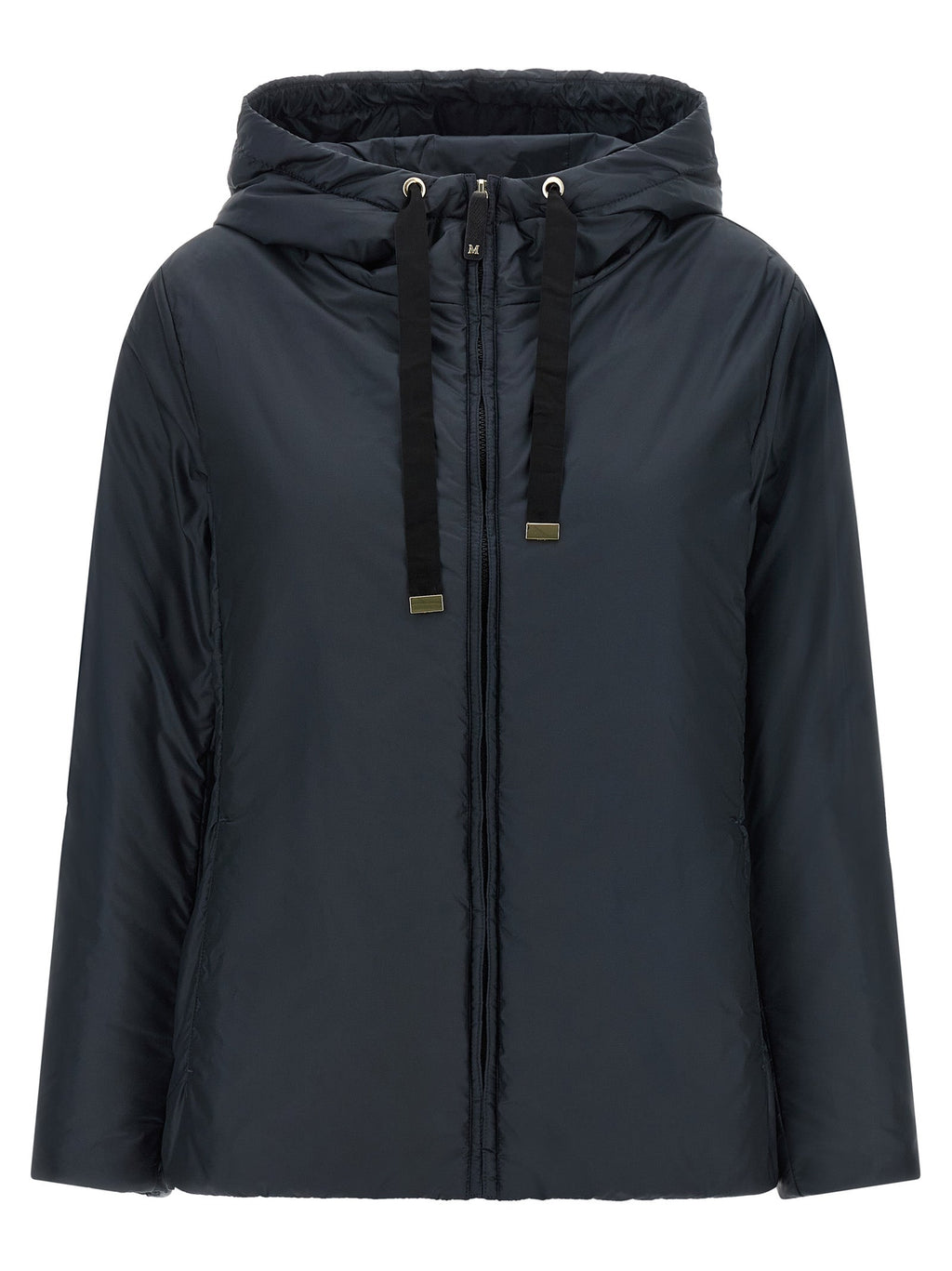 Max Mara Blue Polyester Shell Jacket Max Mara