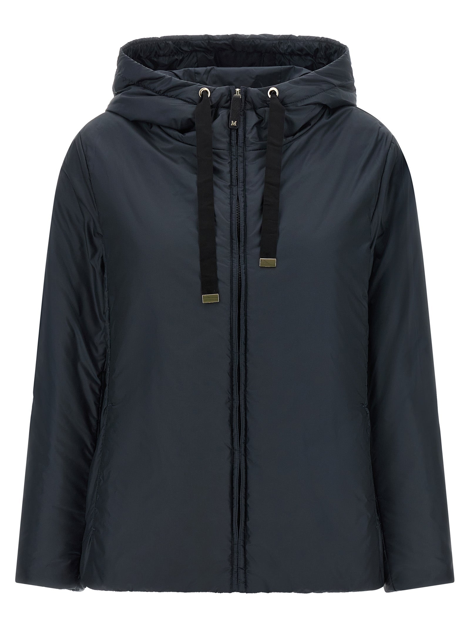 Max Mara Blue Polyester Shell Jacket Max Mara