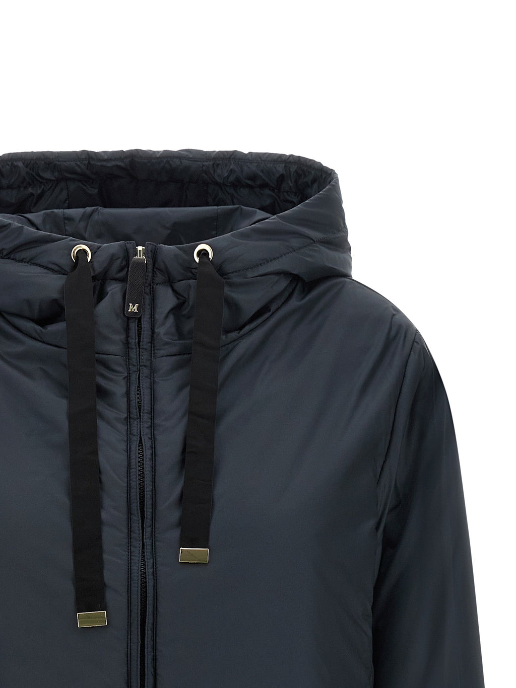 Max Mara Blue Polyester Shell Jacket Max Mara