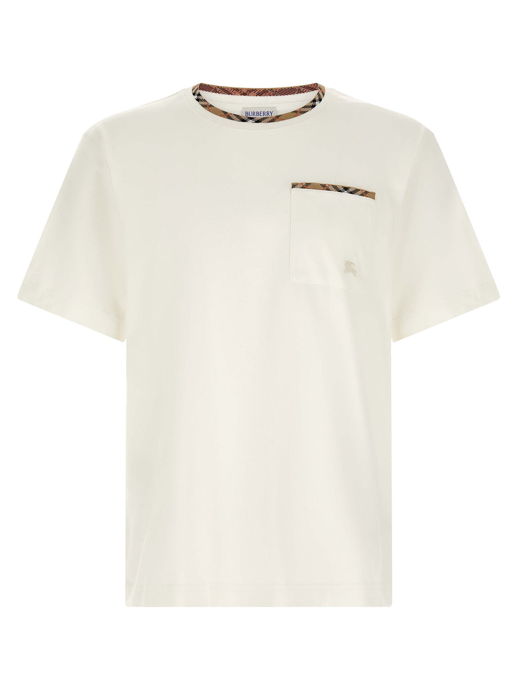 Burberry White Cotton T-Shirt