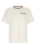 Burberry White Cotton T-Shirt