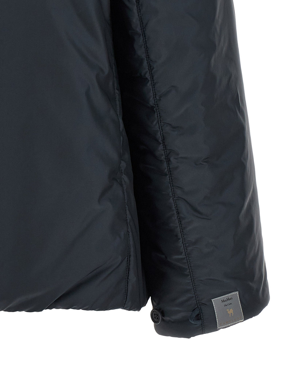 Max Mara Blue Polyester Shell Jacket Max Mara