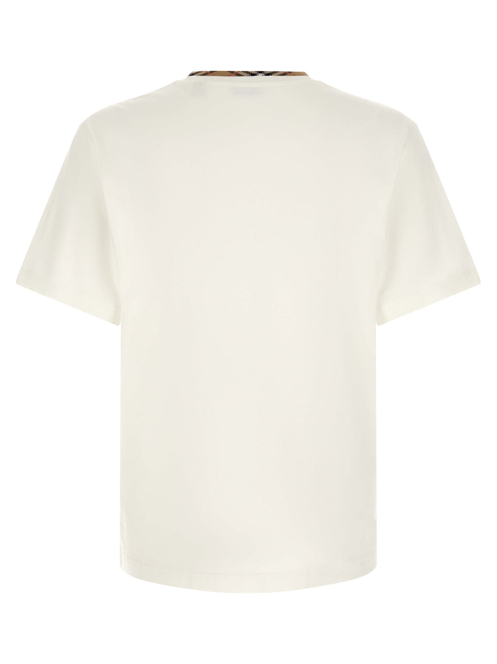 Burberry White Cotton T-Shirt