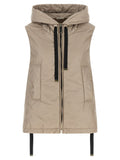 Max Mara Beige Polyester Sleeveless Jacket