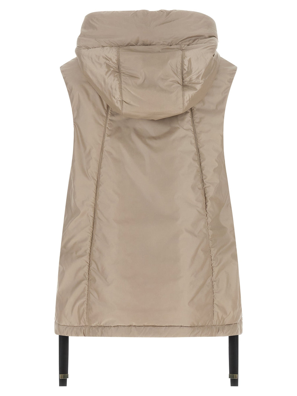 Max Mara Beige Polyester Sleeveless Jacket