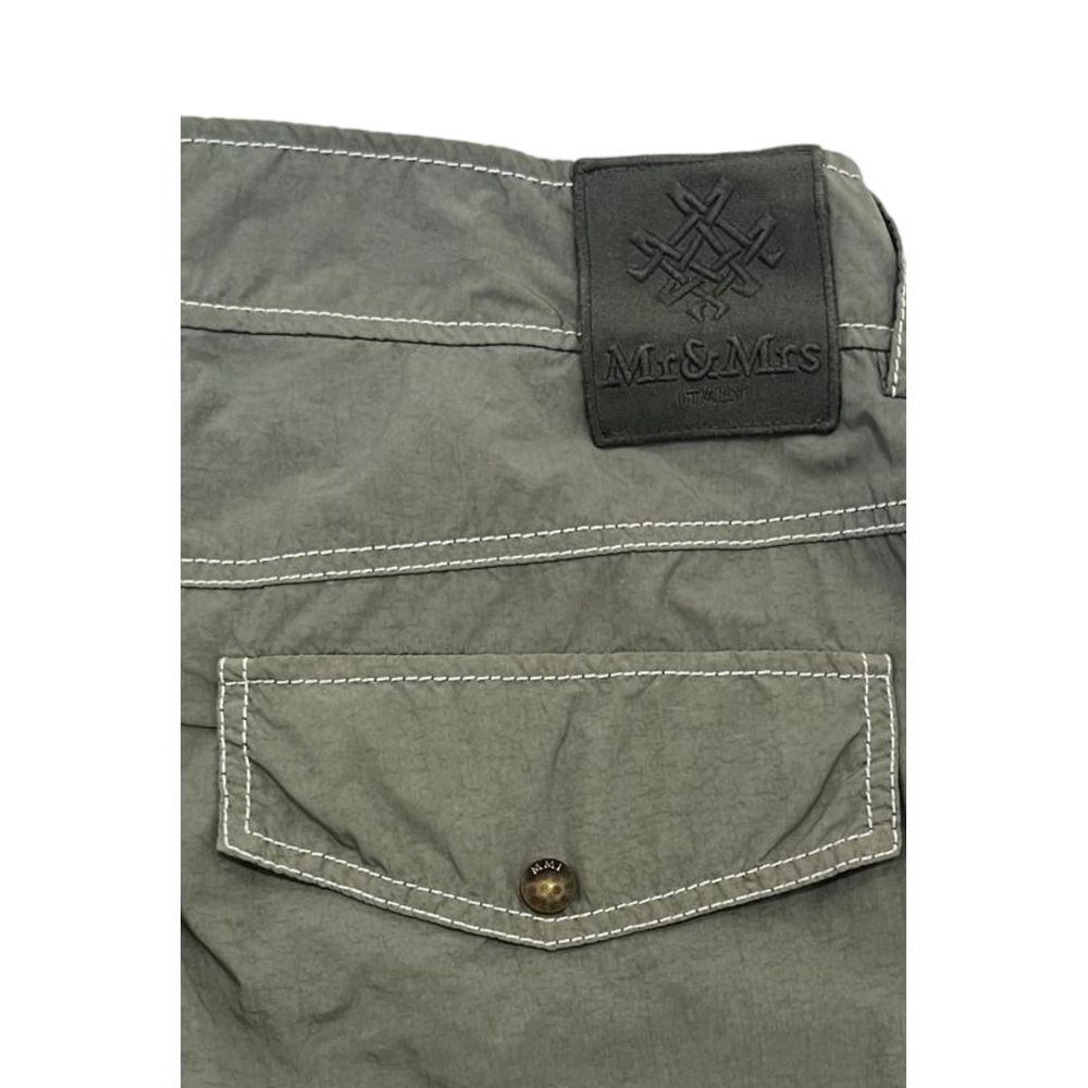Mr&Mrs Italy Green Fabric Men Pant