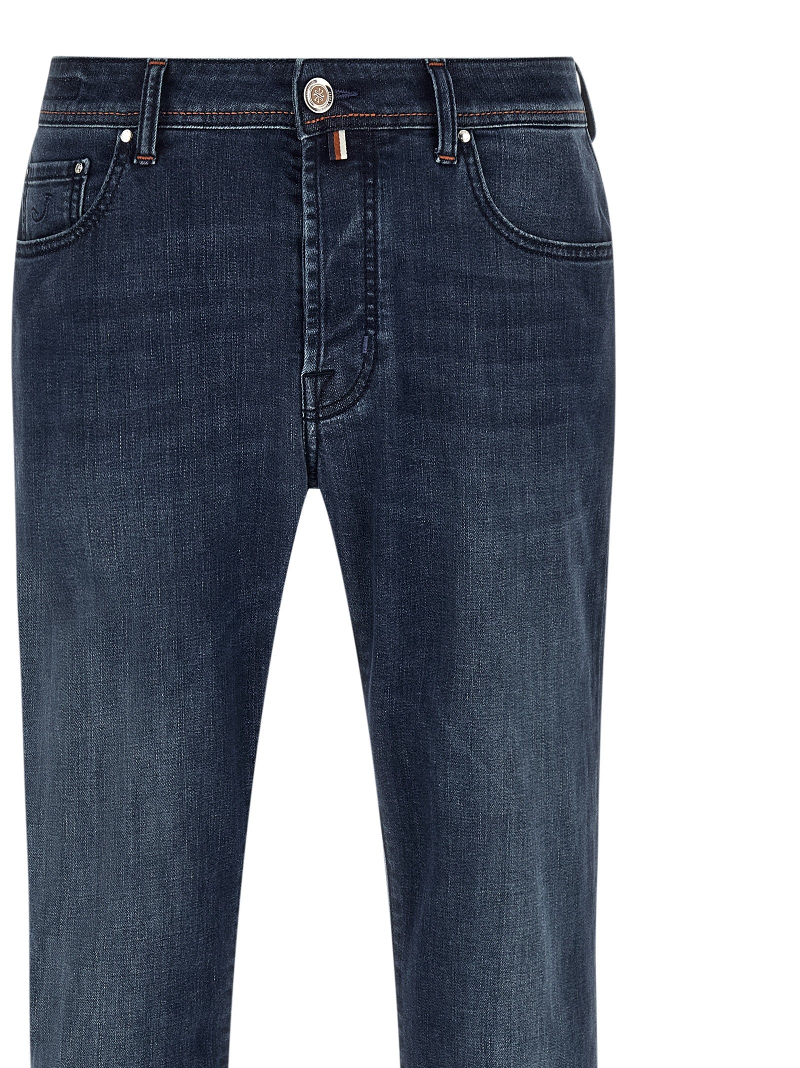 Jacob Cohen Blue Cotton Slim Fit Jeans