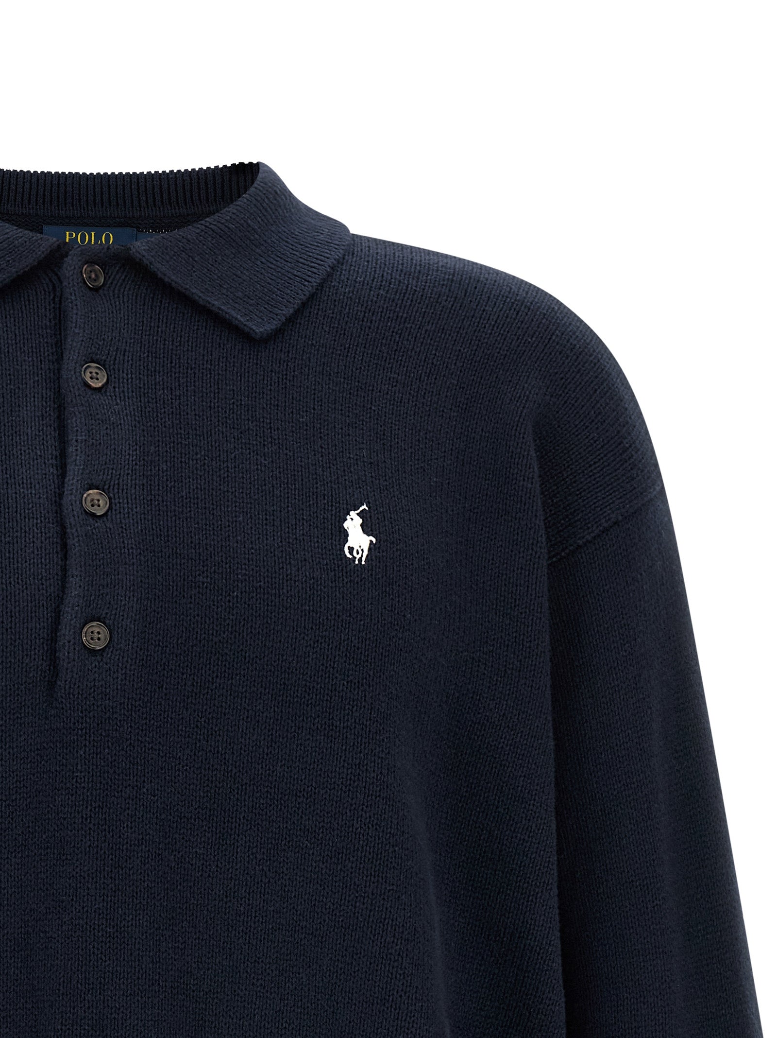 Polo Ralph Lauren Blue Cotton Cardigan
