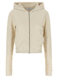 Off-White Beige Cotton Sweatshirt