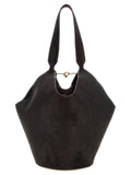 Khaite Bordeaux Calfskin Tote Bag Khaite