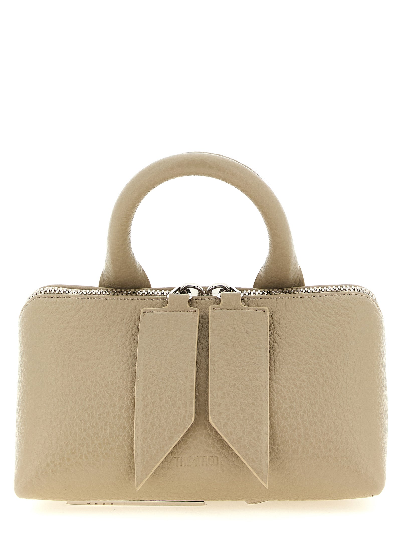 The Attico Beige Bovine Leather Handbag