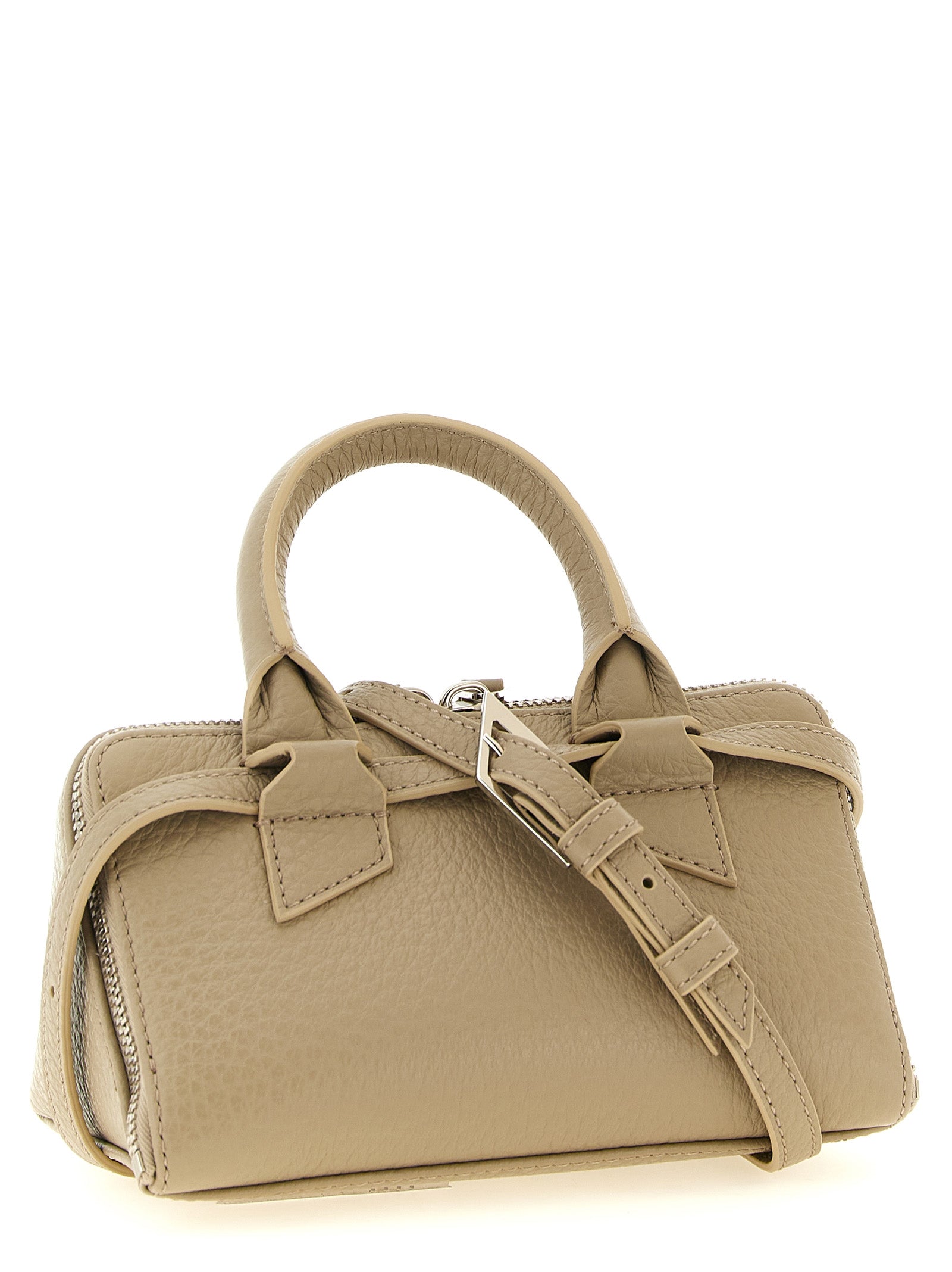 The Attico Beige Bovine Leather Handbag