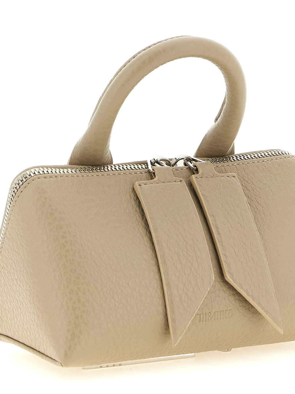 The Attico Beige Bovine Leather Handbag