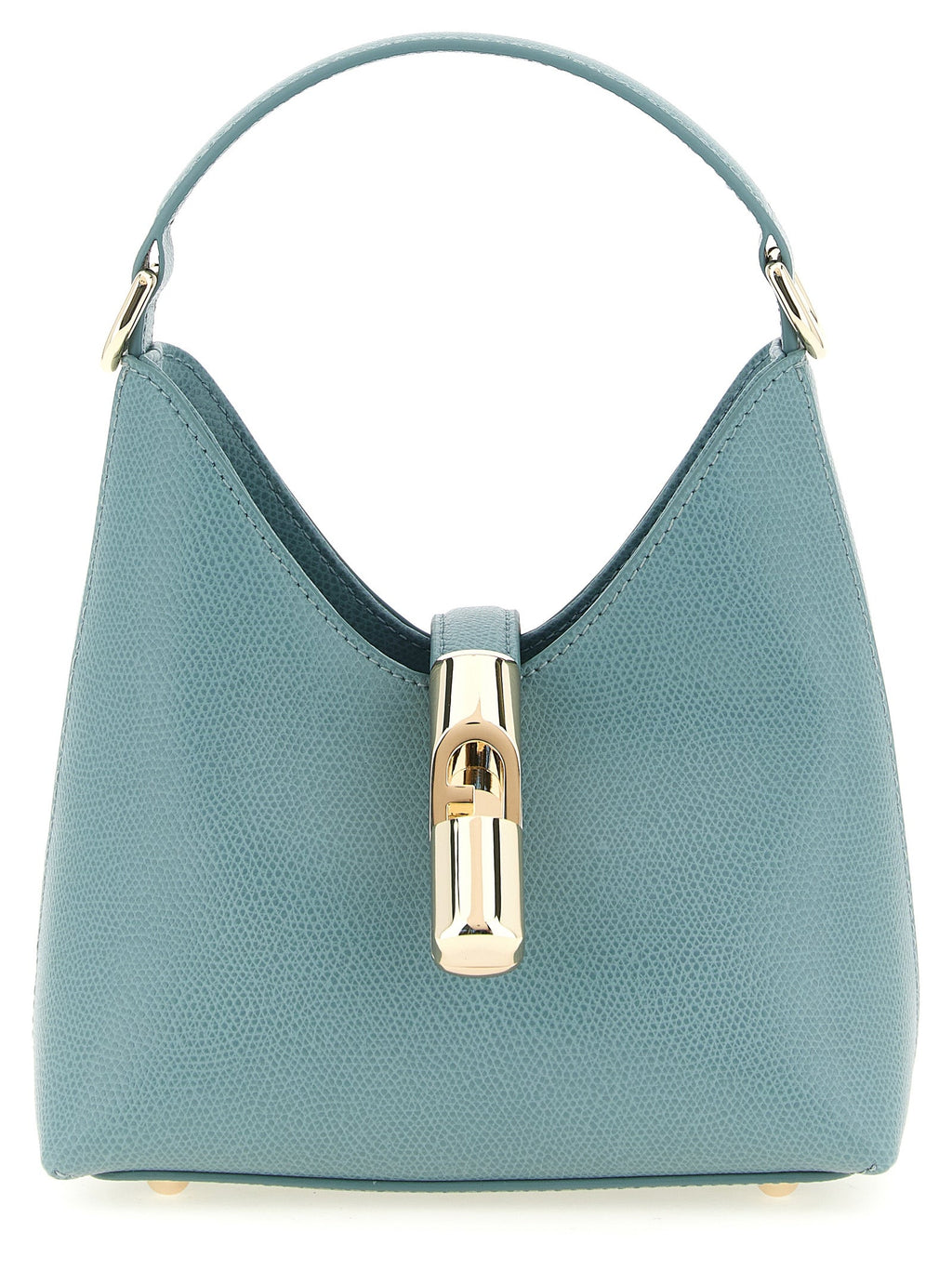 Furla Blue Calfskin Handbag