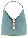 Furla Blue Calfskin Handbag