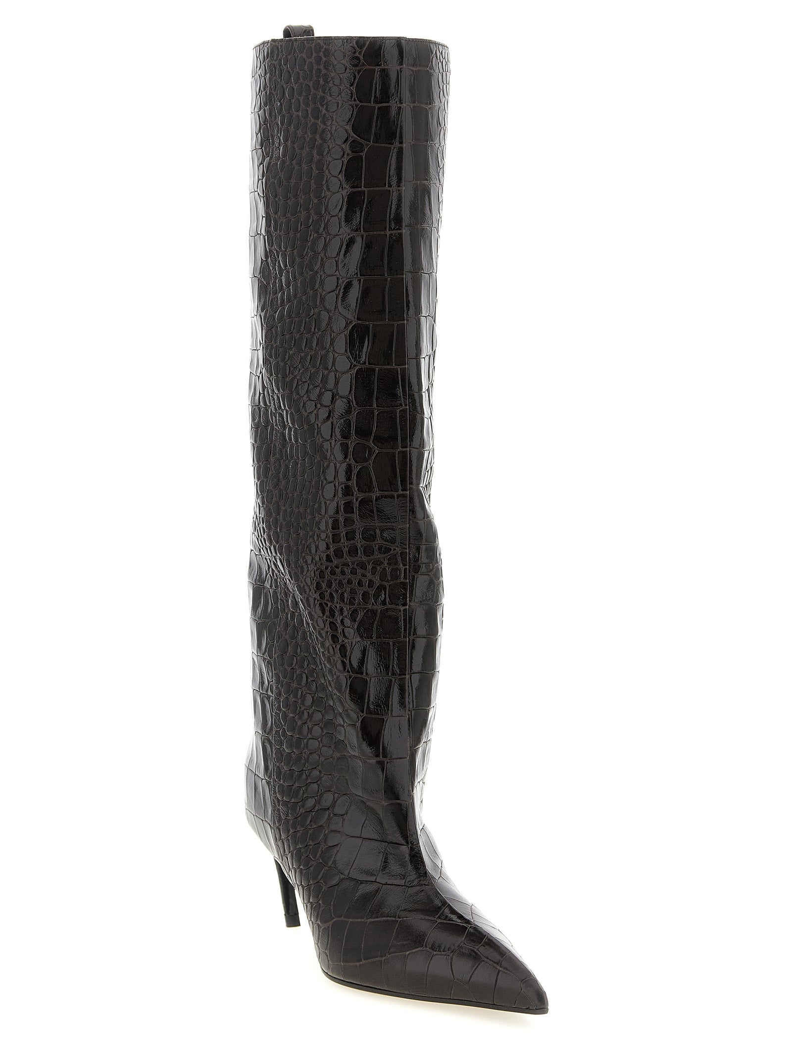 The Attico Brown Bovine Leather Over The Knee