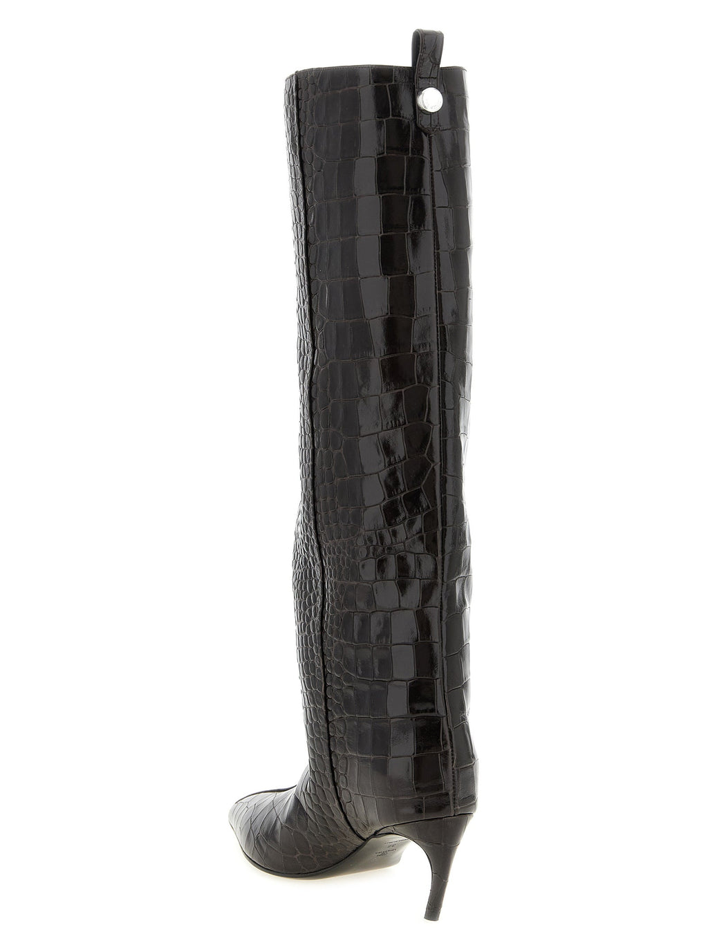The Attico Brown Bovine Leather Over The Knee