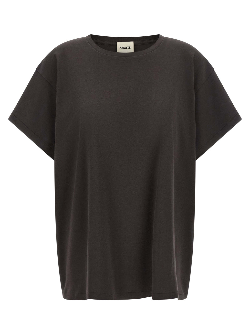 Khaite Gray Cotton T-Shirt