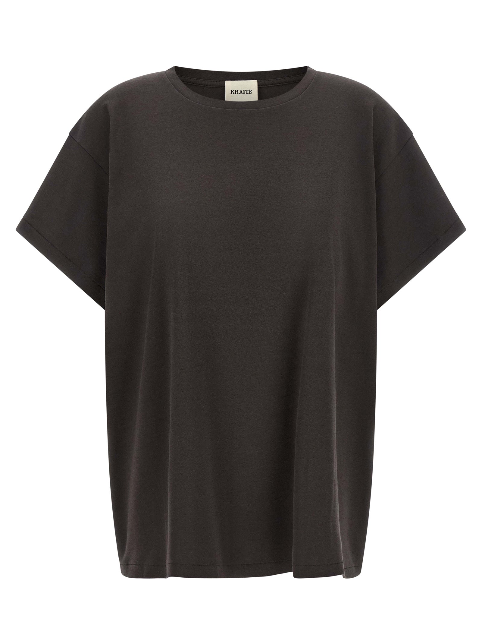 Khaite Gray Cotton T-Shirt