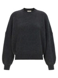 Khaite Gray Cashmere Cardigan