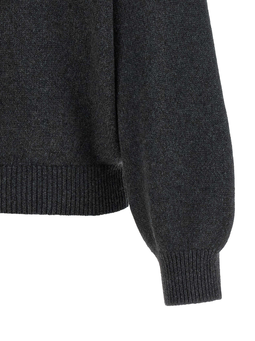 Khaite Gray Cashmere Cardigan