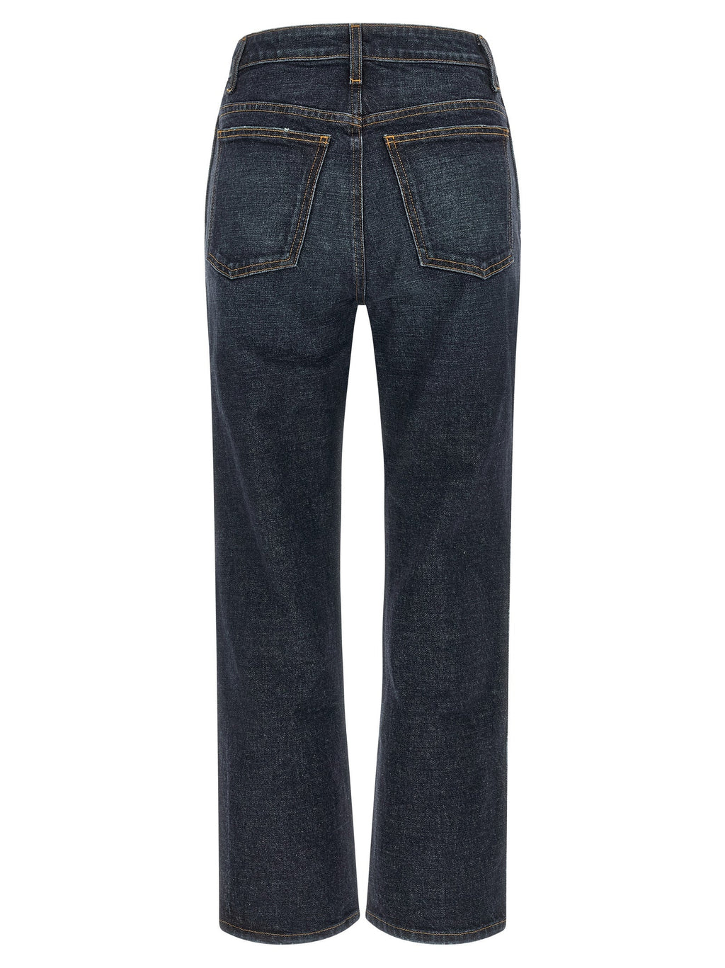 Khaite Blue Cotton Flared Jeans