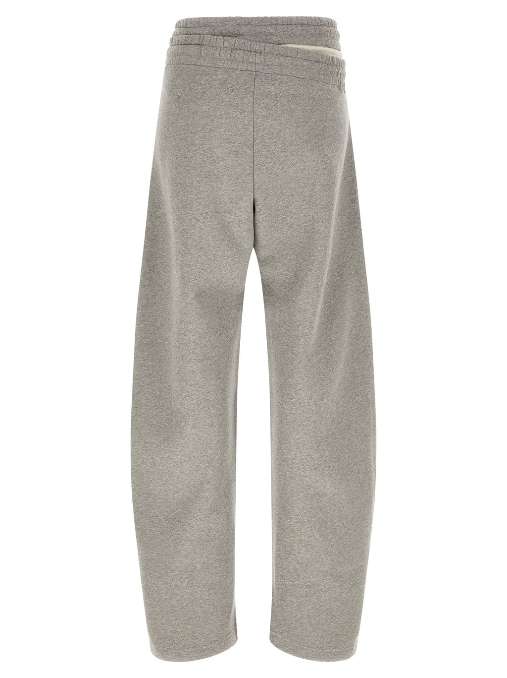 The Attico Gray Cotton Casual Pants