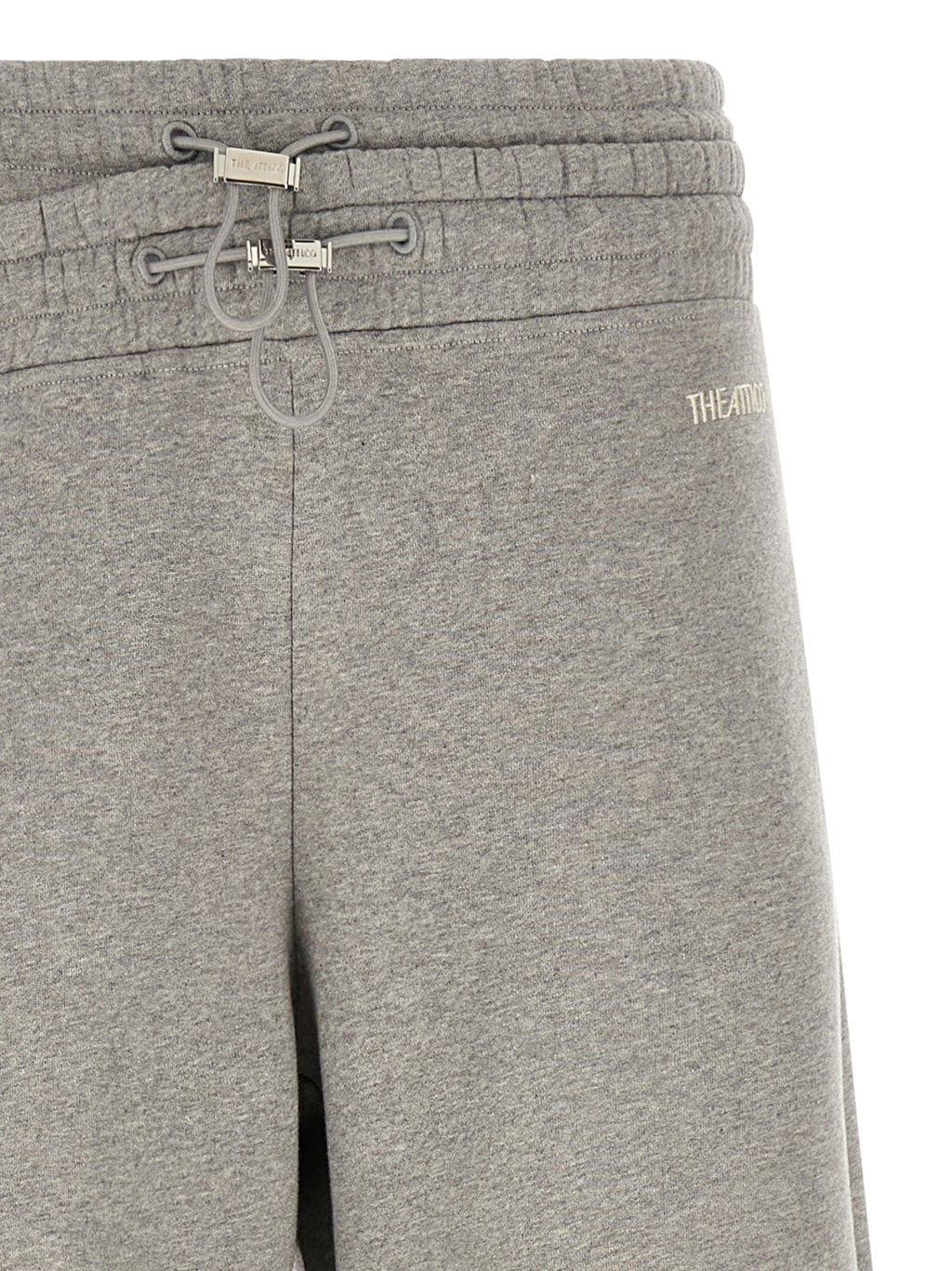 The Attico Gray Cotton Casual Pants
