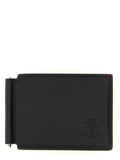 Brunello Cucinelli Black Goatskin Money Clip