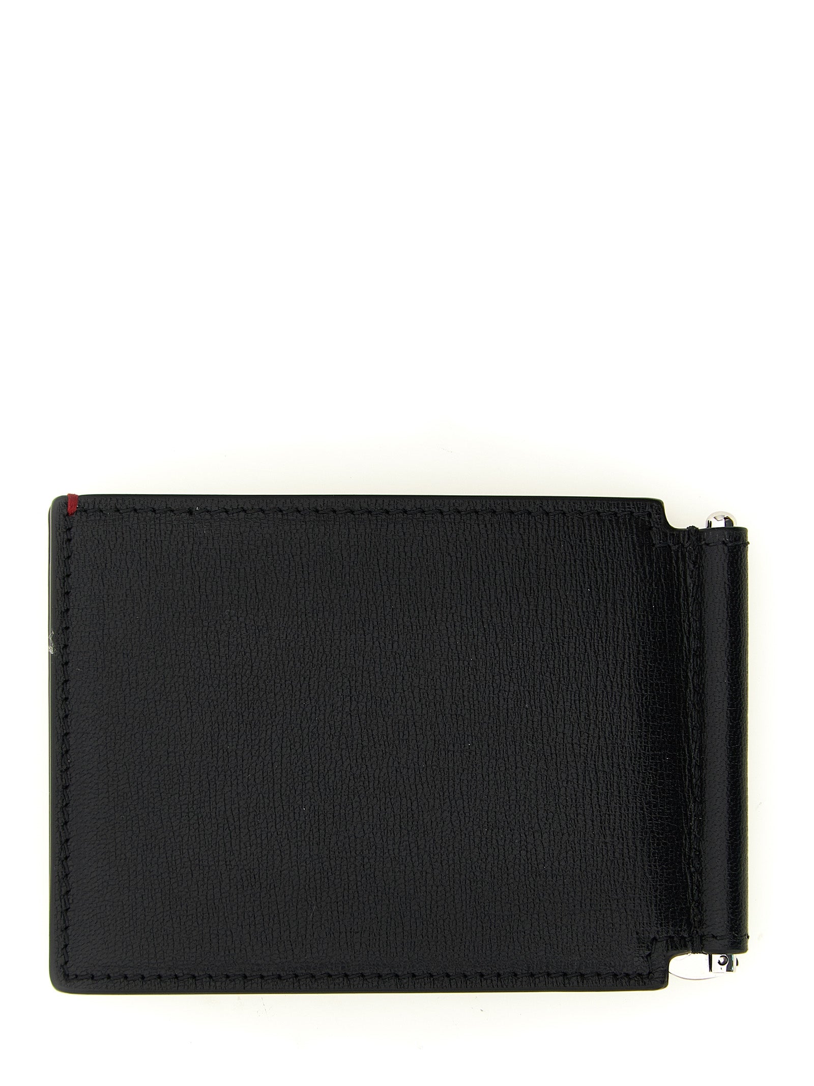 Brunello Cucinelli Black Goatskin Money Clip