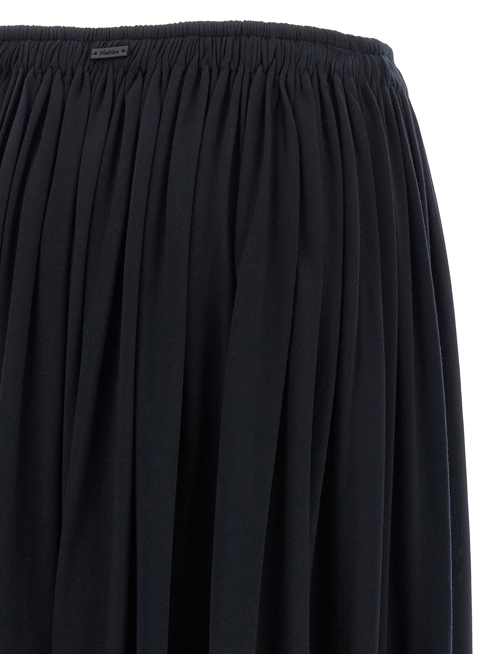 Max Mara Blue Lyocell Mini Skirt