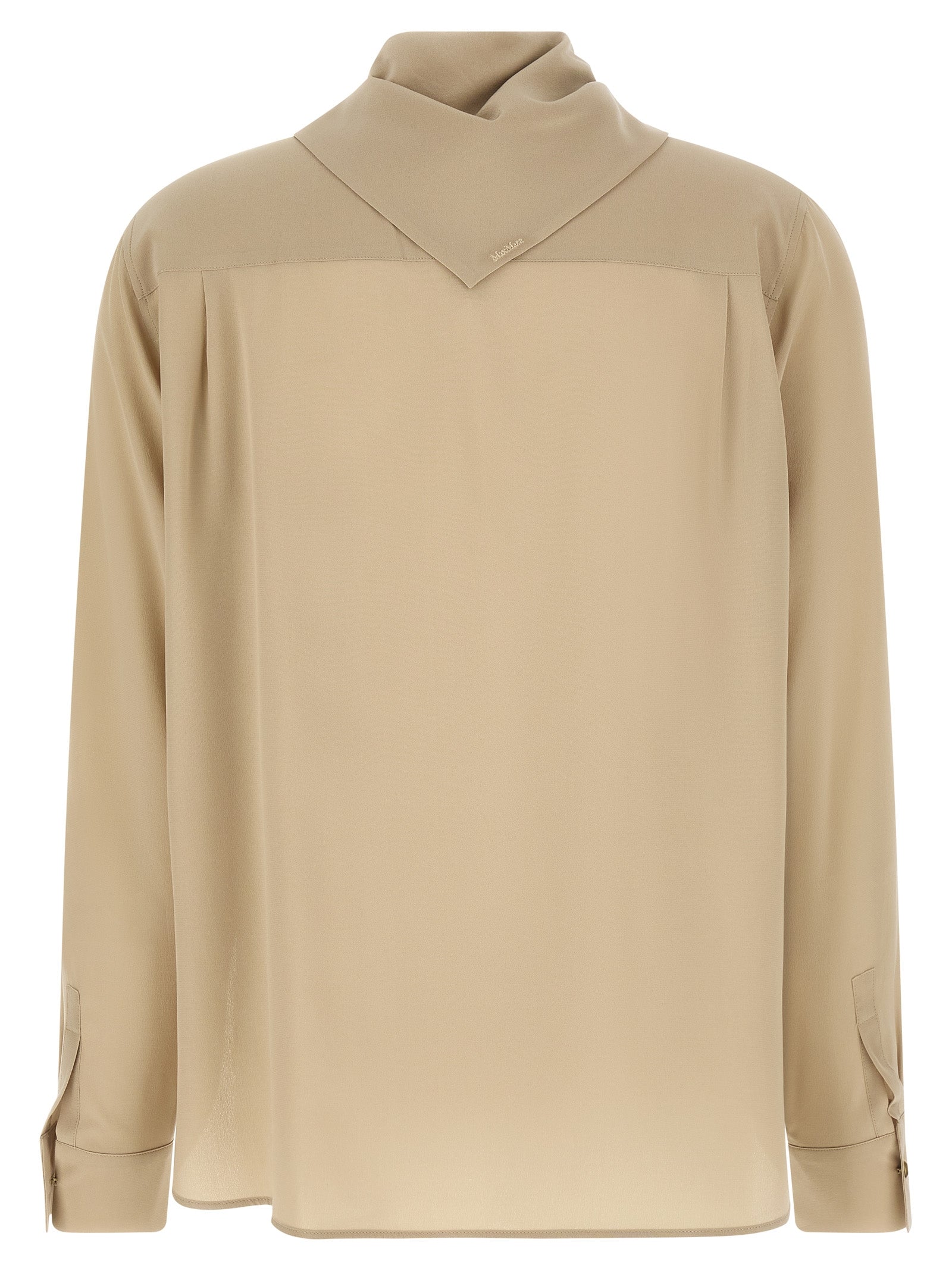 Max Mara Beige Silk Blouse