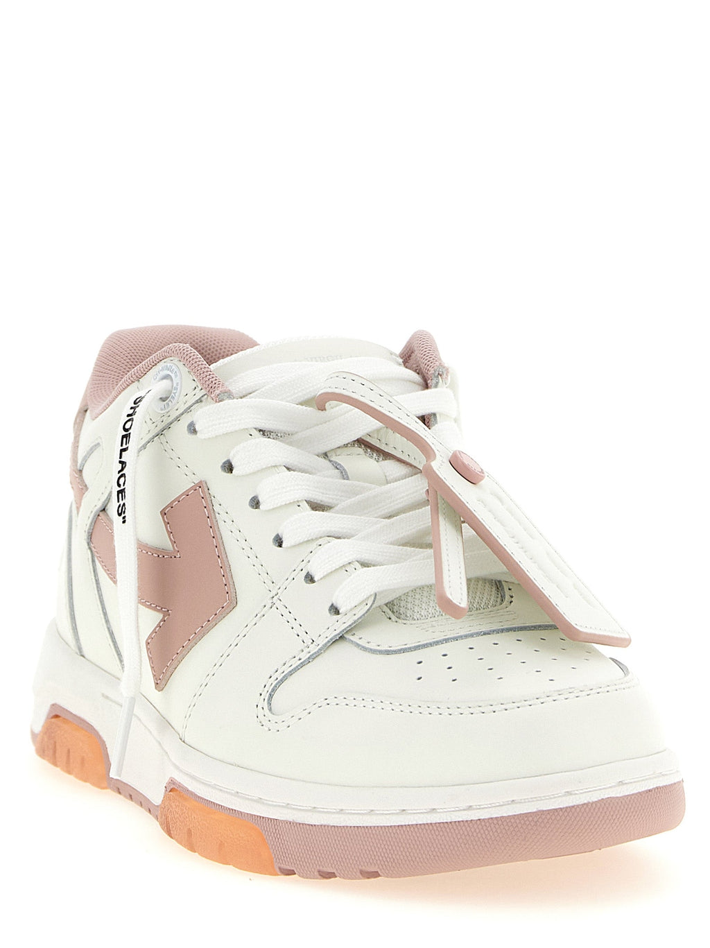 Off-White Multicolor Calfskin Athletic Sneakers