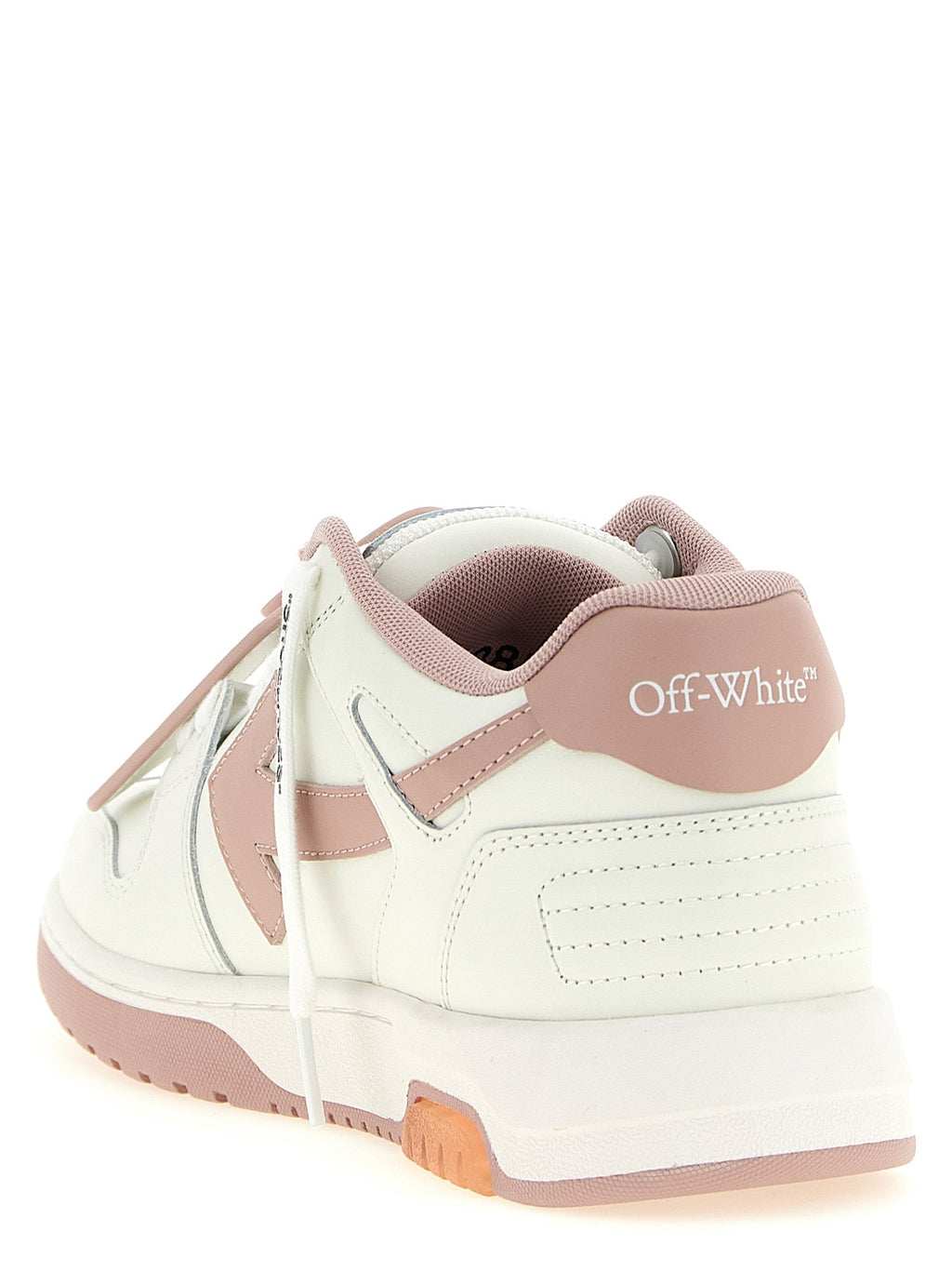 Off-White Multicolor Calfskin Athletic Sneakers