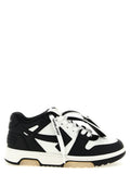 Off-White Bicolor Calfskin Low Top Sneakers