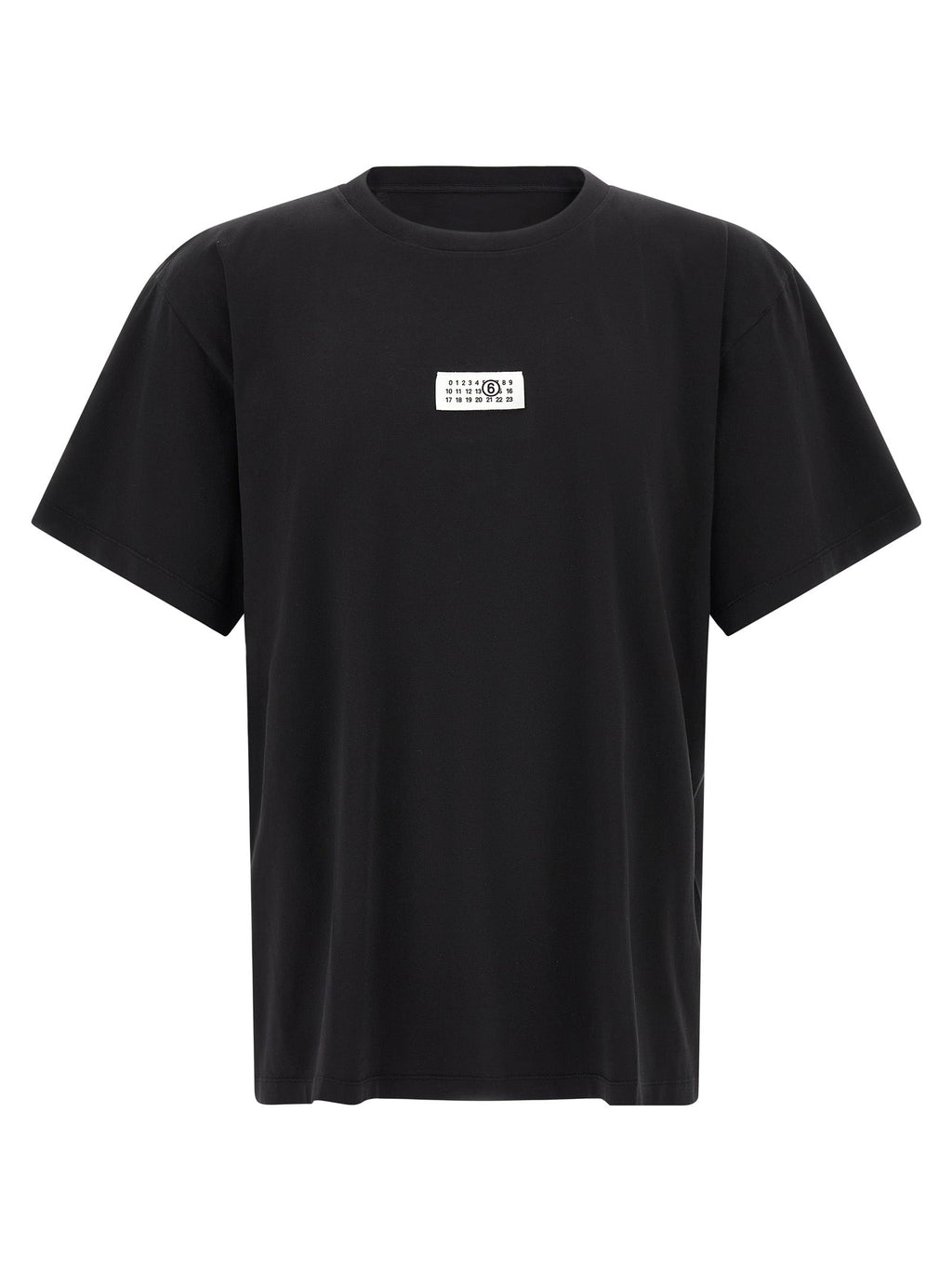 MM6 Maison Margiela Black Cotton T-Shirt