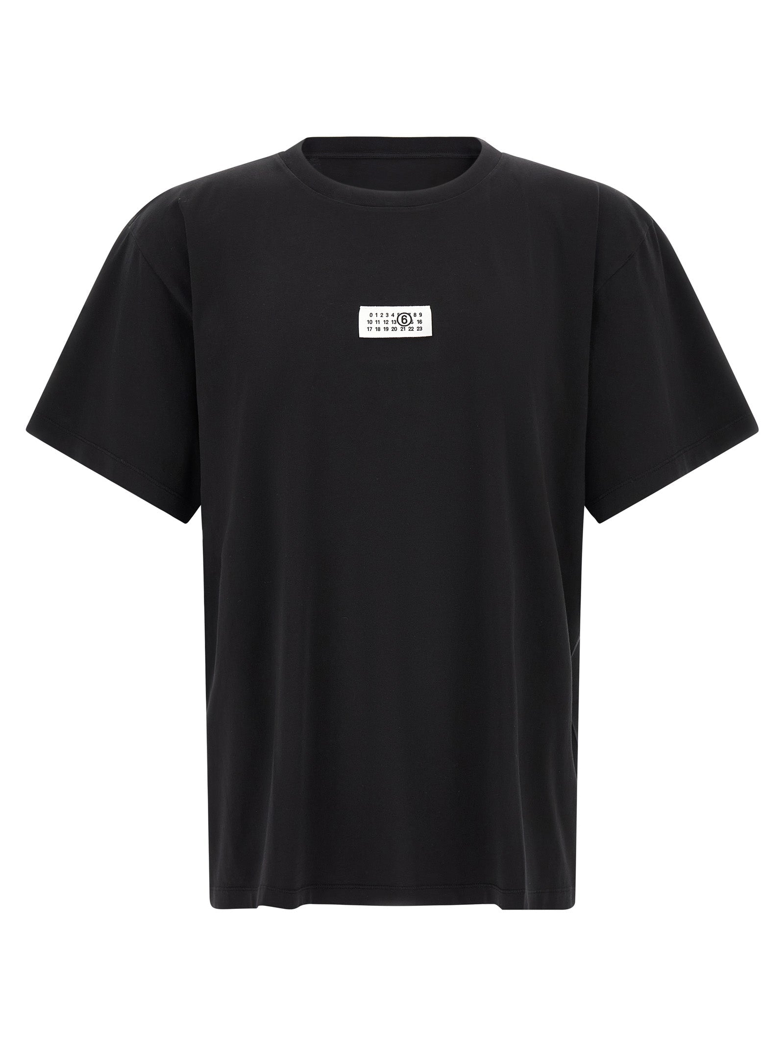 MM6 Maison Margiela Black Cotton T-Shirt