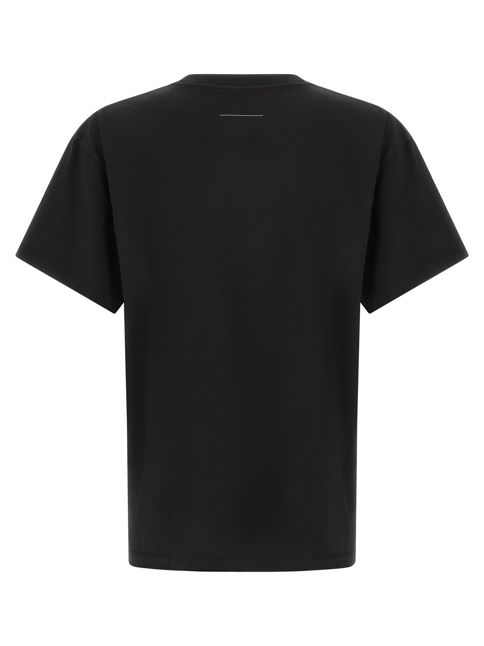 MM6 Maison Margiela Black Cotton T-Shirt