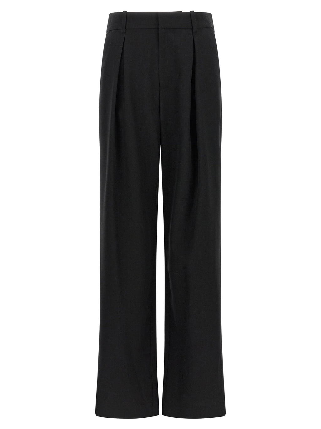 MM6 Maison Margiela Black Polyester Casual Pants