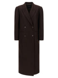 Twinset Brown Wool Coat