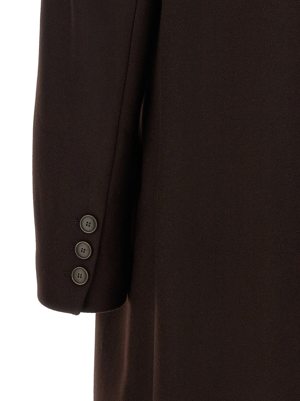 Twinset Brown Wool Coat
