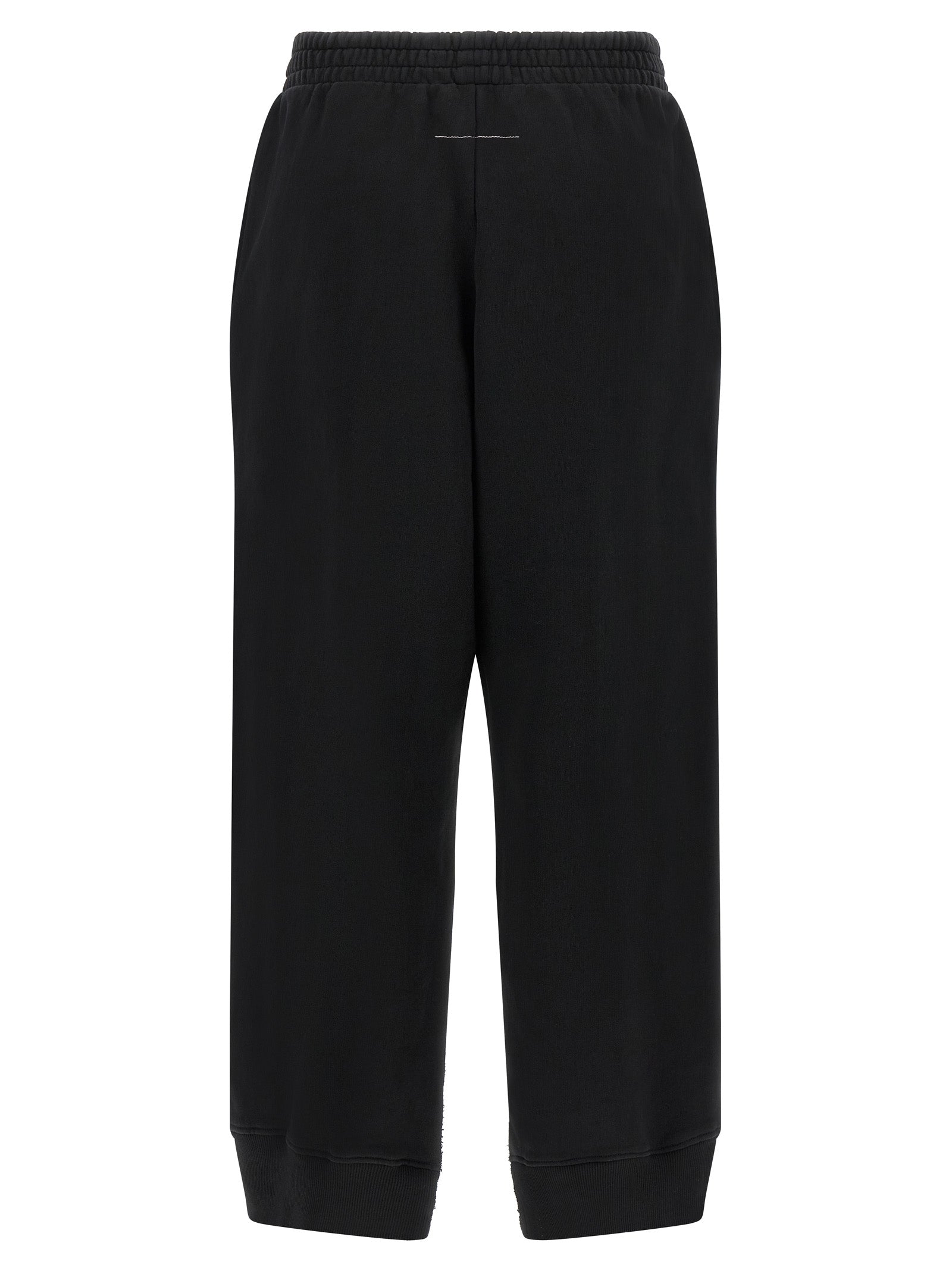 MM6 Maison Margiela Black Cotton Joggers (Workout Pants)