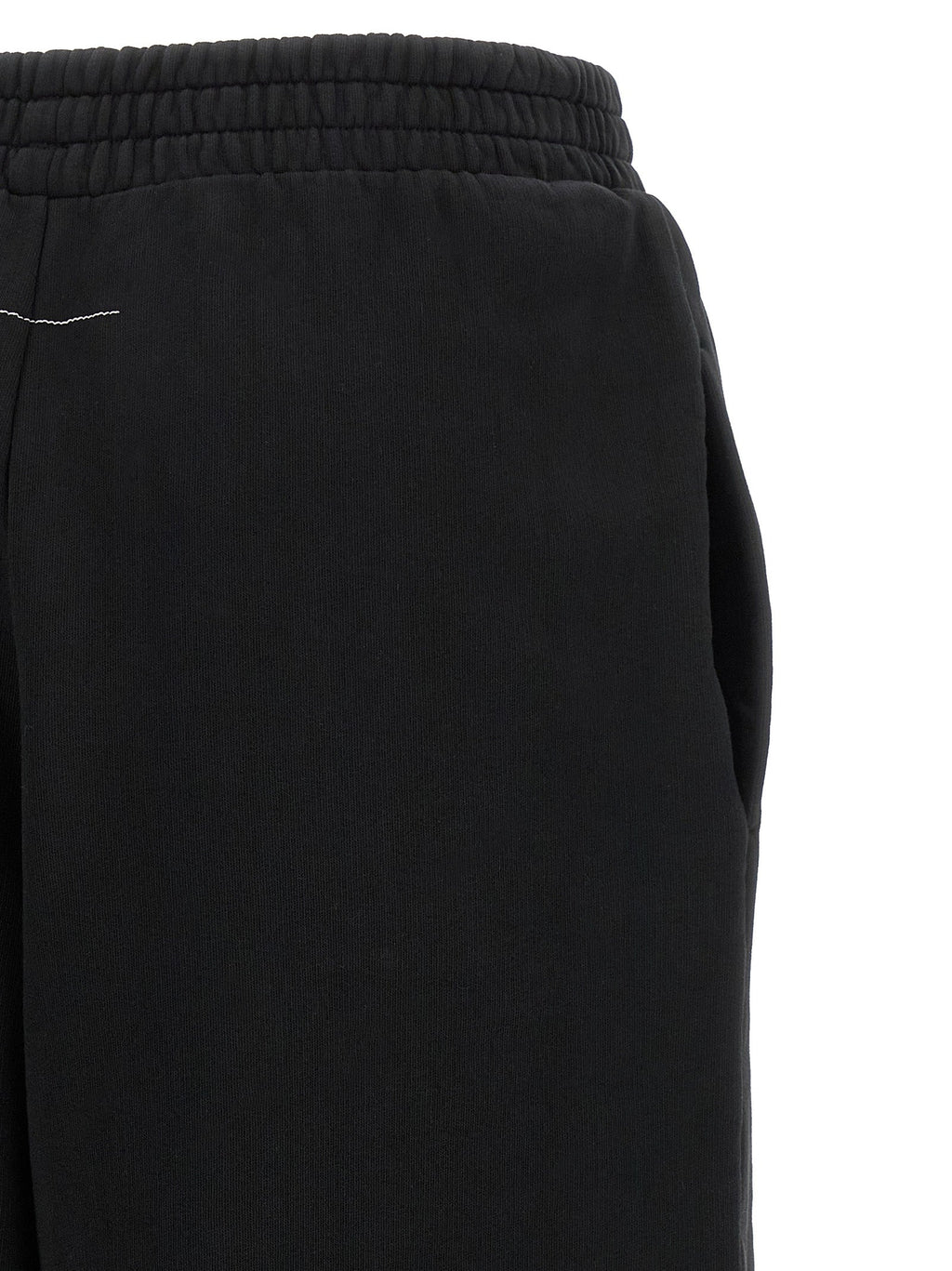 MM6 Maison Margiela Black Cotton Joggers (Workout Pants)