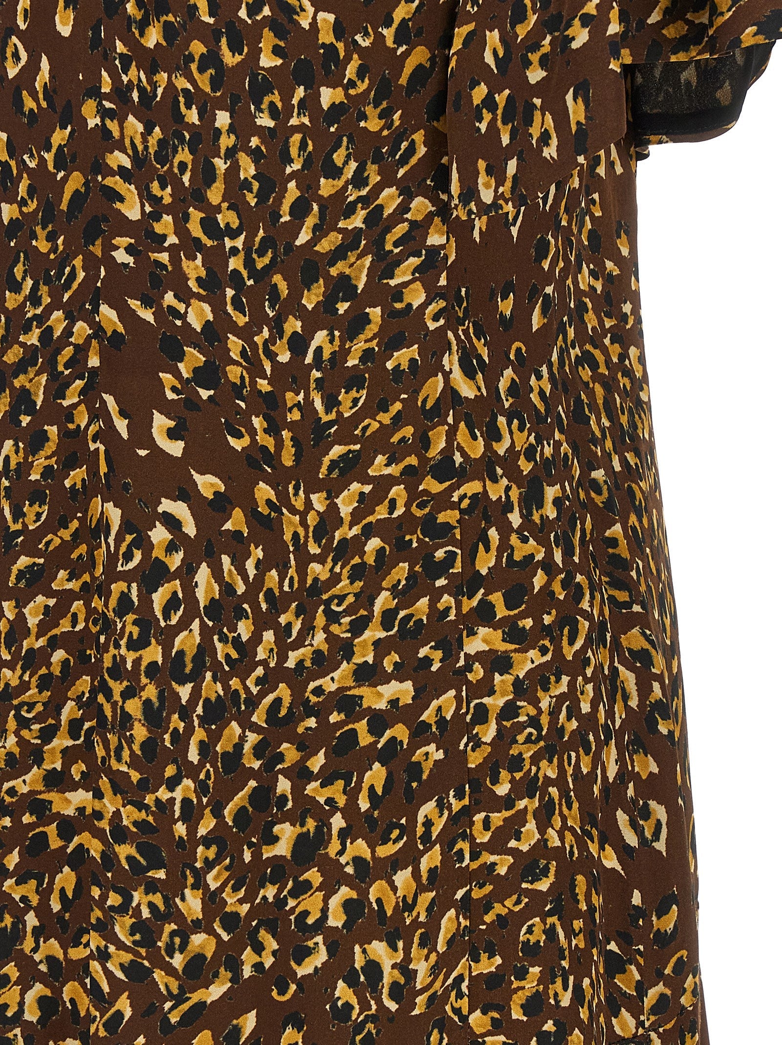 Twinset Brown Viscose Long Dress