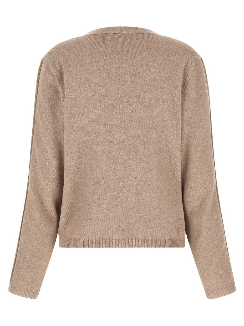 Fabiana Filippi Beige Virgin Wool Cardigan
