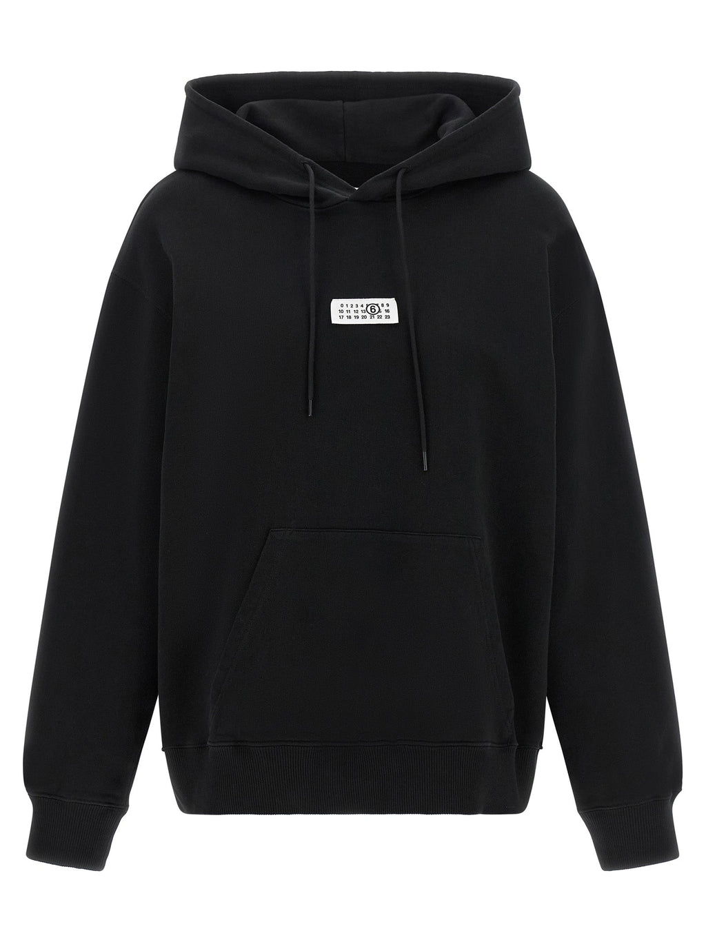 MM6 Maison Margiela Black Cotton Sweatshirt
